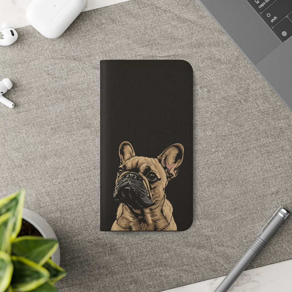 French Bulldog Phone Case | I Love My Frenchie Wallet Phone Case Gifts | IPhone & Samsung Galaxy French Bulldog Flip Cases
