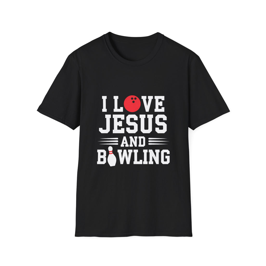 Faith Jesus and Bowling T-Shirt | Christianity Faith In Jesus and Bowling T-Shirt