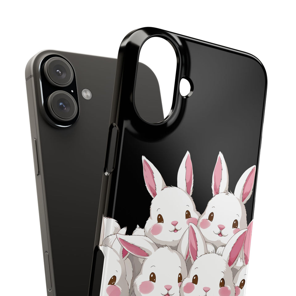 Premium Cute Rabbit iPhone Case | Rabbit Gifts Slim Phone Cases