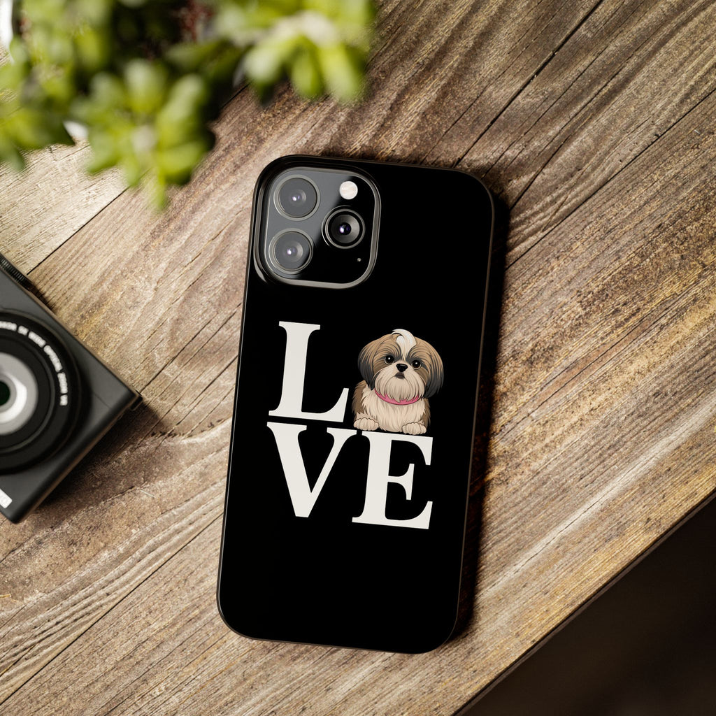 Premium Love Shih Tzu iPhone Case | Cute Shih Tzu Slim Phone Cases