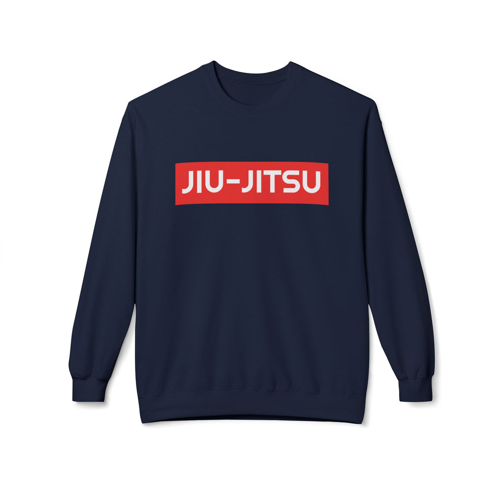 Brazilian Jiu Jitsu Surpassing BJJ Unisex Midweight Softstyle Fleece Crewneck Sweatshirt