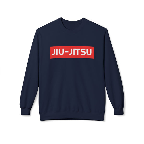 Brazilian Jiu Jitsu Surpassing BJJ Unisex Midweight Softstyle Fleece Crewneck Sweatshirt
