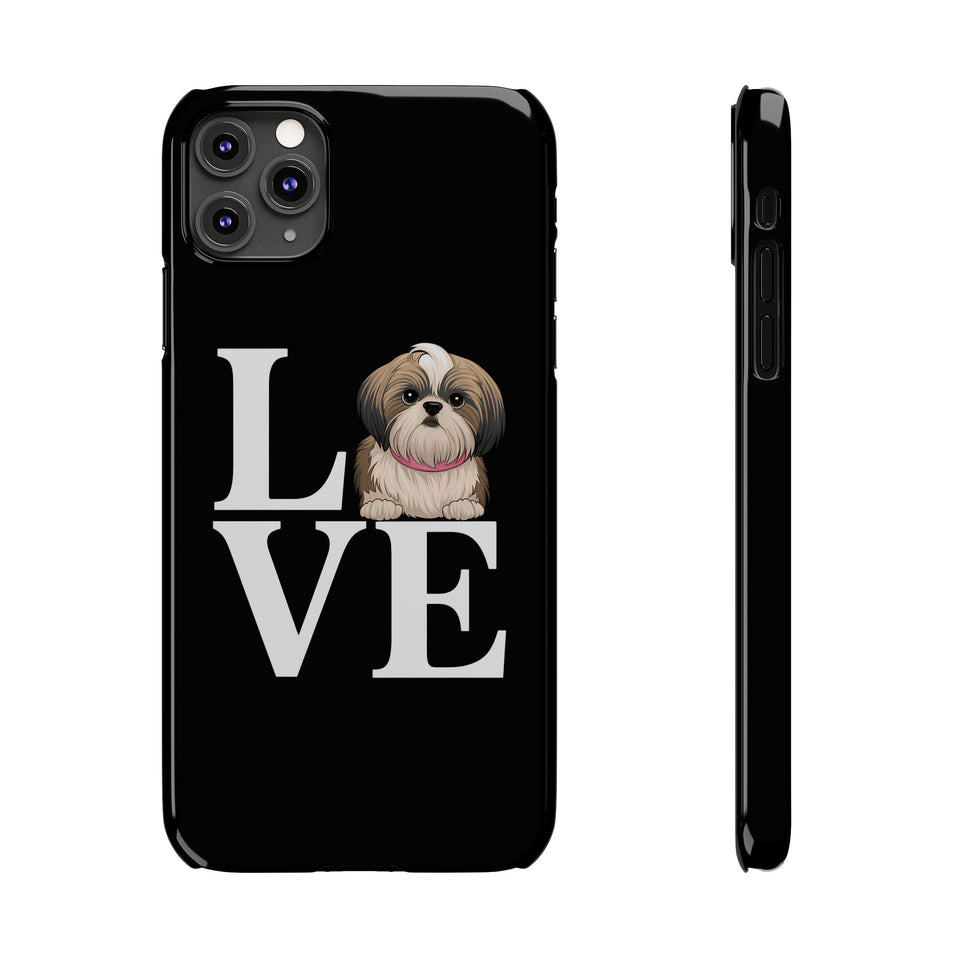 Premium Love Shih Tzu iPhone Case | Cute Shih Tzu Slim Phone Cases