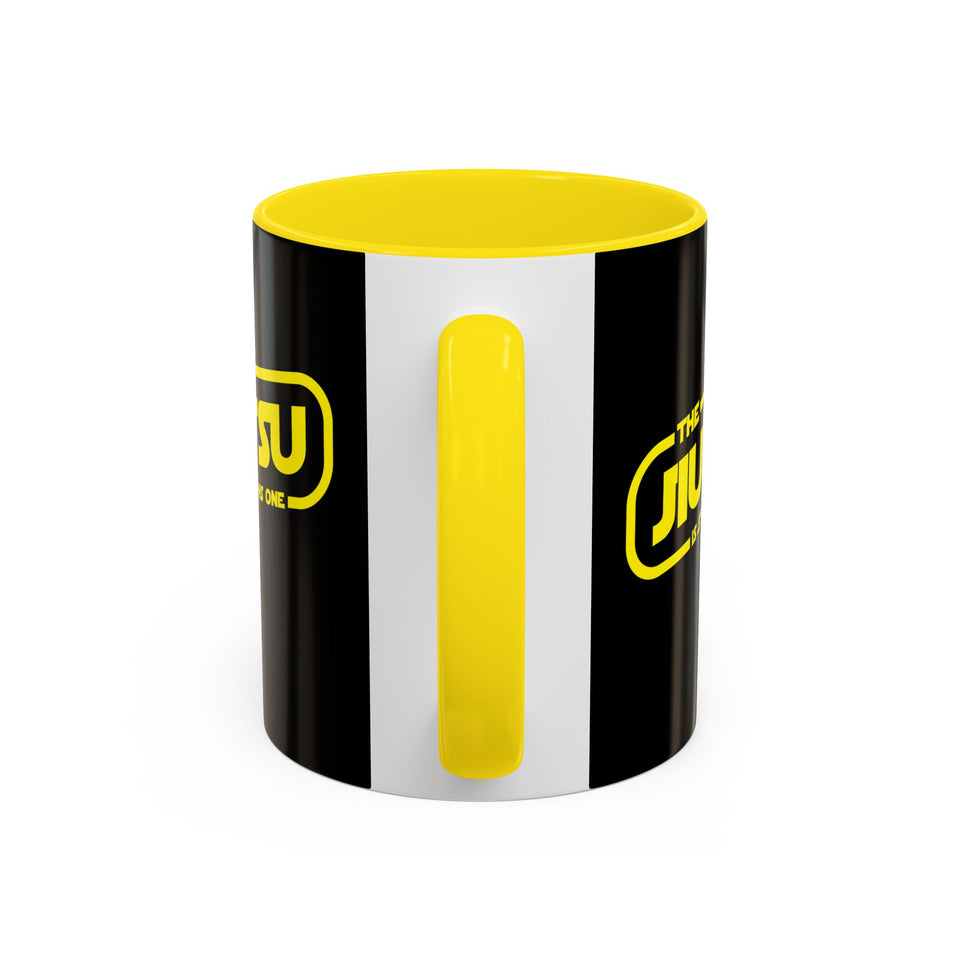 Brazilian Jiu Jitsu The Jiu Jitsu Is Strong With This One | BJJ Accent Coffee Mug