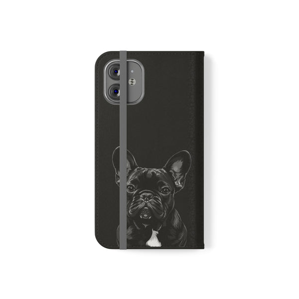 French Bulldog Phone Case | I Love My Frenchie Wallet Phone Case Gifts | IPhone & Samsung Galaxy French Bulldog Flip Cases