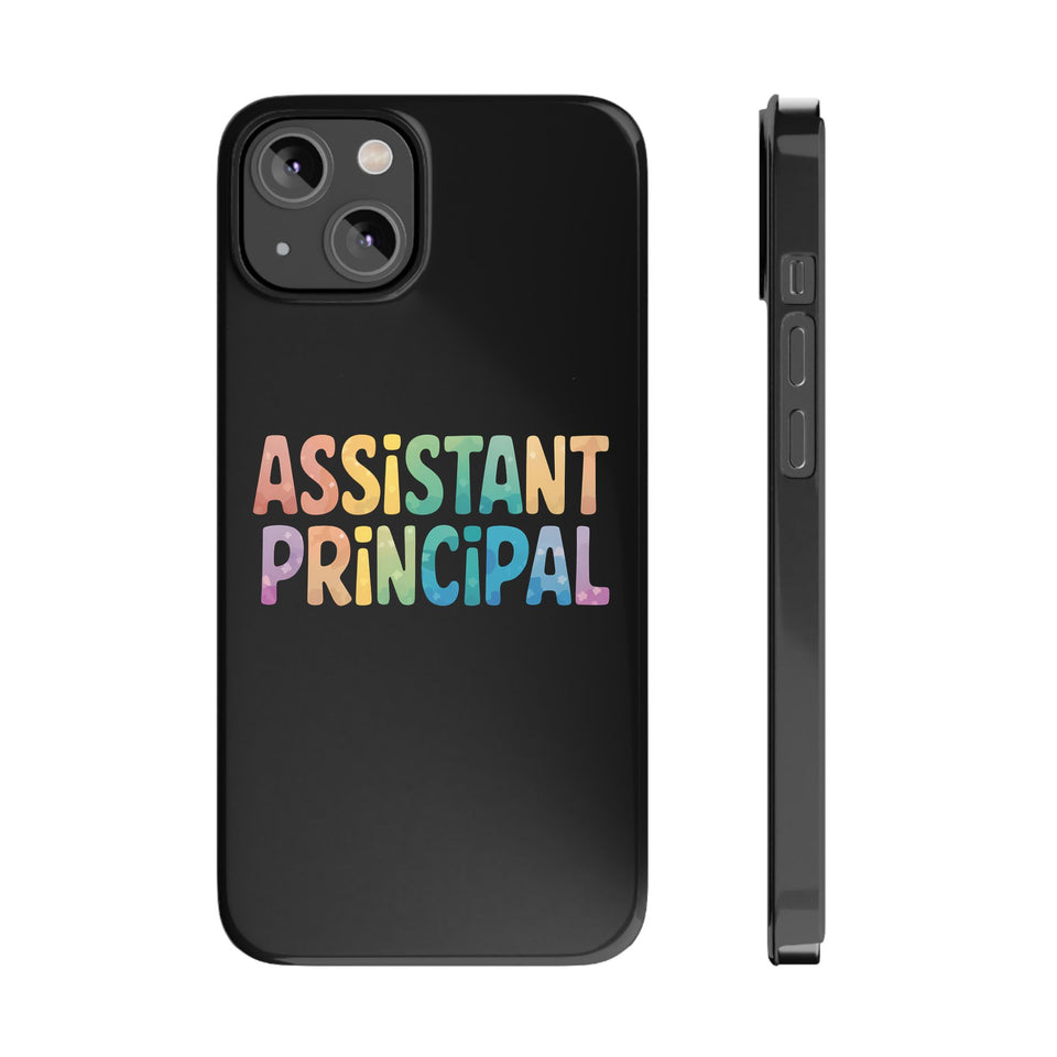 Premium Assistant Principal iPhone Case | Cute Assistant Principal Gifts Slim Phone Cases