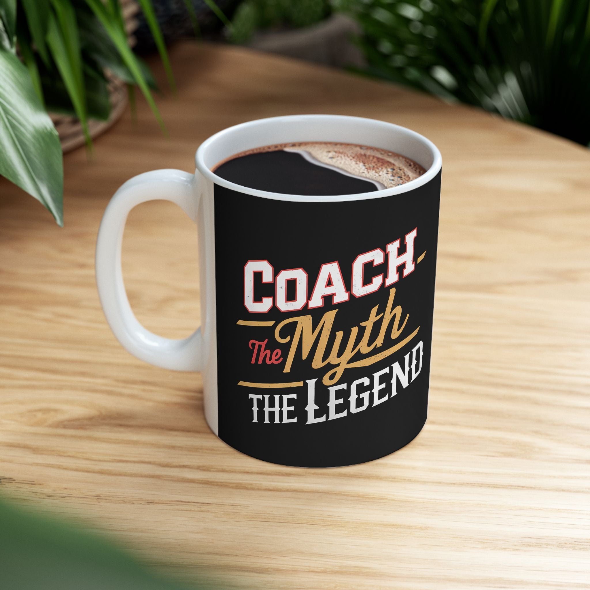 Coach The Myth The Legend Ceramic Mug | Coach Gifts (11oz) Mug Main image