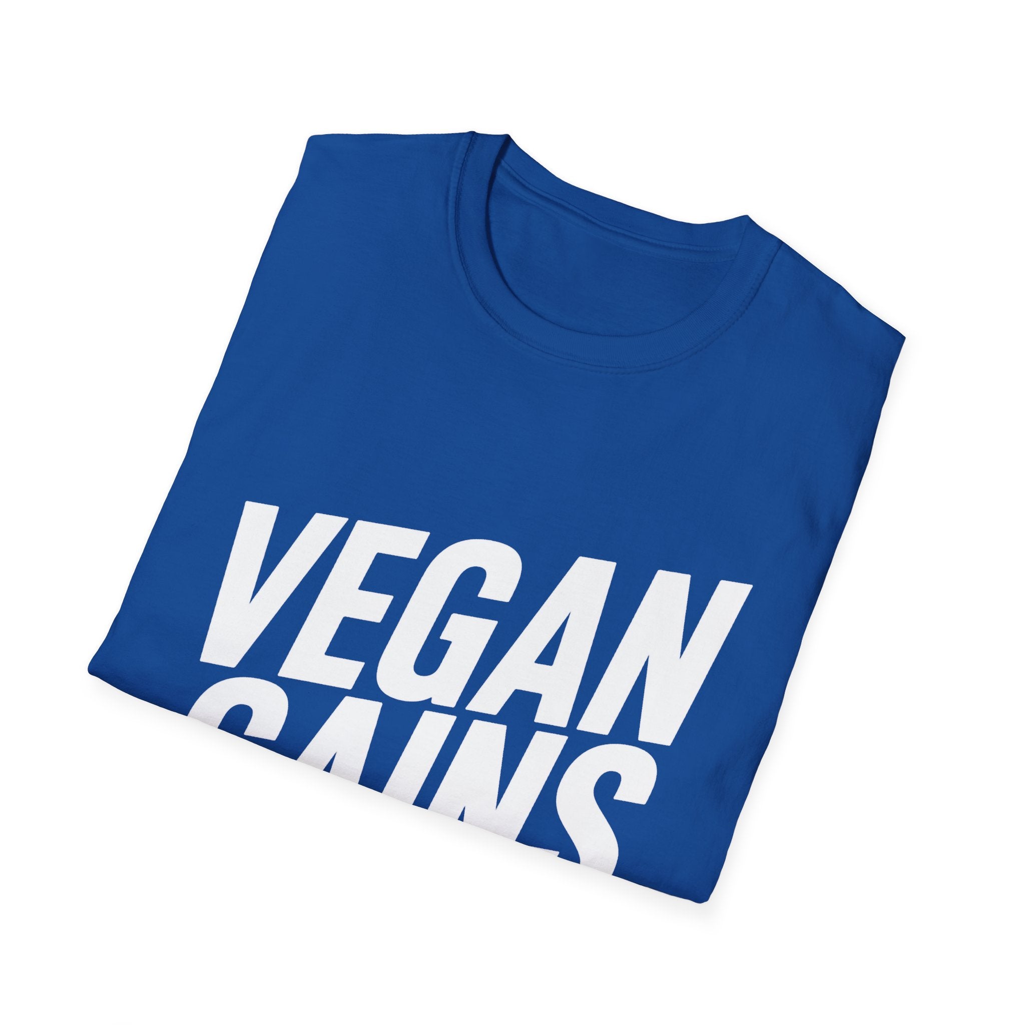 Vegan Gains T-Shirt — Plant-Powered Fitness Tee