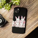 Premium Cute Rabbit iPhone Case | Rabbit Gifts Slim Phone Cases Premium Cute Rabbit iPhone Case | Rabbit Gifts Slim Phone Cases