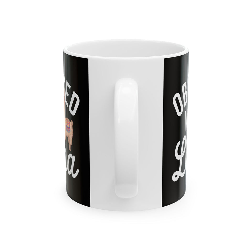 Obsessed With Llama - Cute Llamas Mug | Llama Coffee Mug | Cute Llamas Coffee Mug 11oz