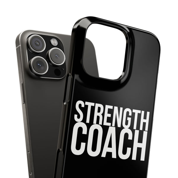 Premium Strength Coach iPhone Case | Strength Coach Gifts Slim Phone Cases