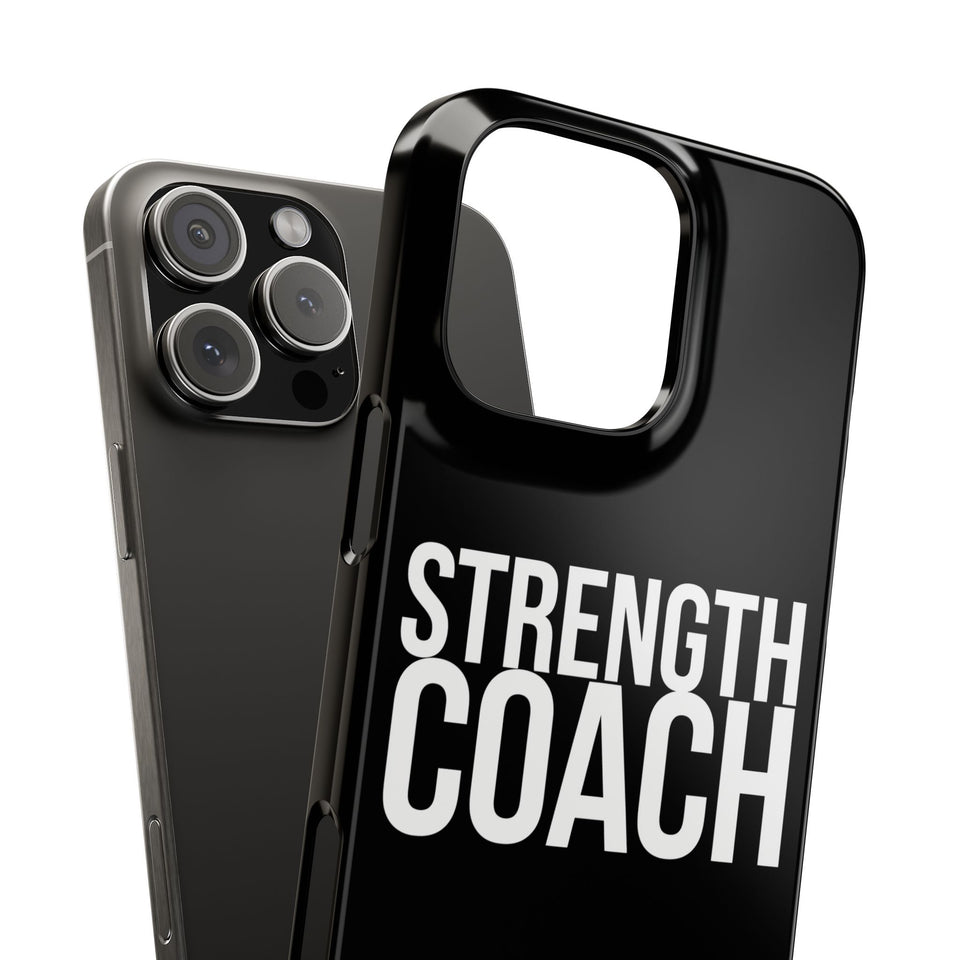 Premium Strength Coach iPhone Case | Strength Coach Gifts Slim Phone Cases