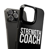 Premium Strength Coach iPhone Case | Strength Coach Gifts Slim Phone Cases Premium Strength Coach iPhone Case | Strength Coach Gifts Slim Phone Cases