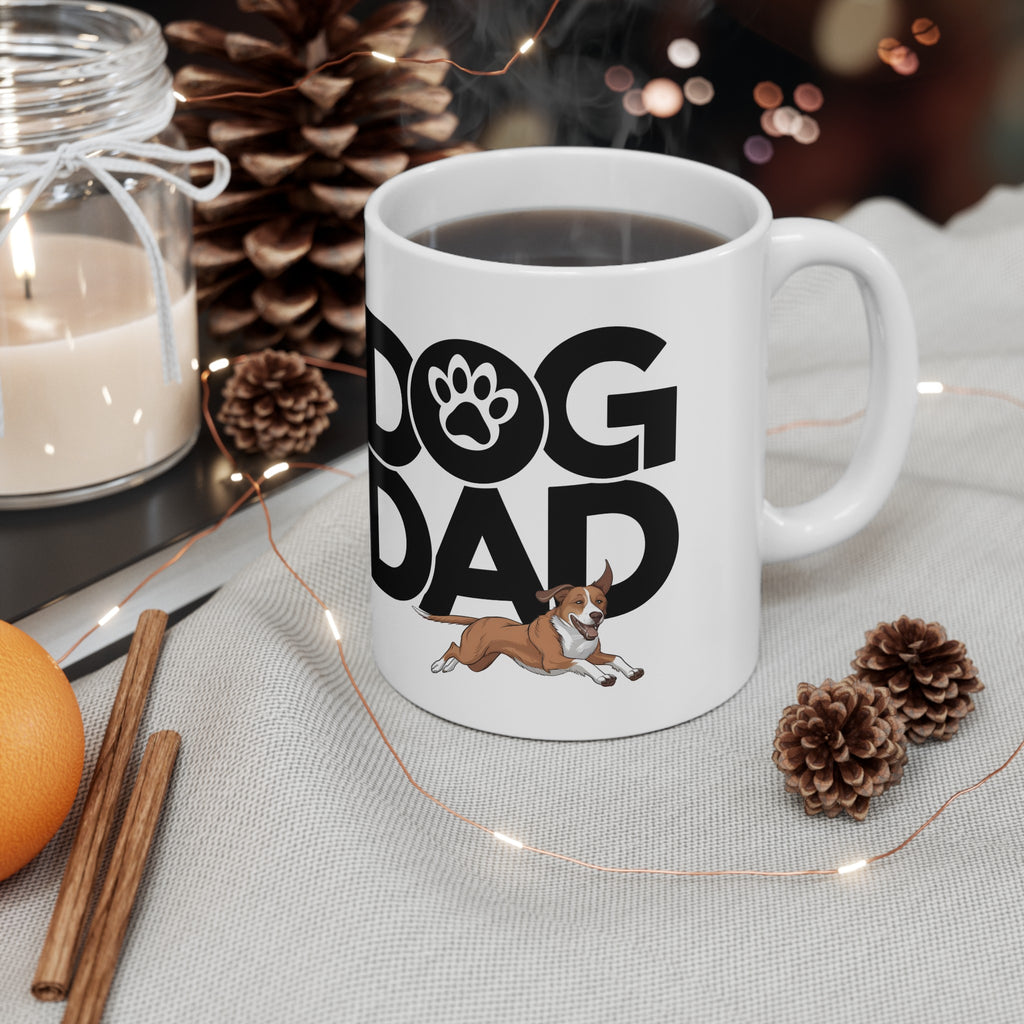 Dog Dad Mug White | Dog Dad Gift | Dog Dad Coffee Mug | Dog Dad Presents Mug 11oz