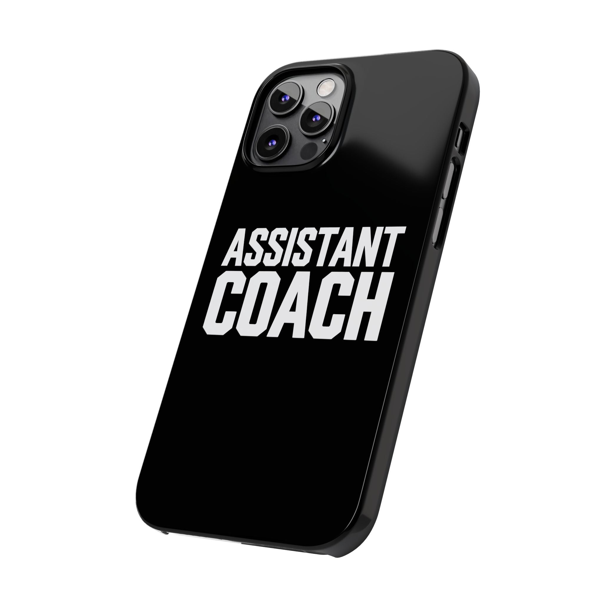 Premium Assistant Coach iPhone Case | Assistant Coach Gifts Slim Phone Cases