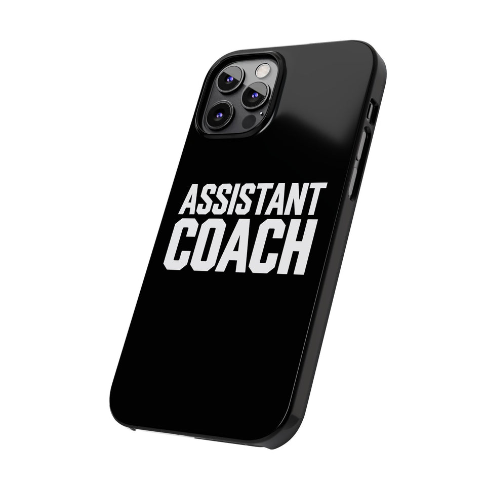 Premium Assistant Coach iPhone Case | Assistant Coach Gifts Slim Phone Cases