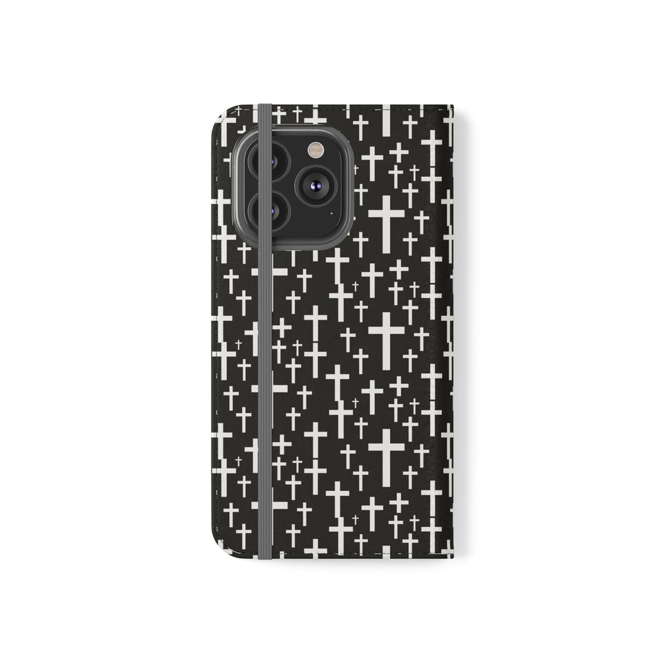 Faith Religion Jesus Cross Phone Case | Faith Religion Wallet Phone Case Gifts | IPhone & Samsung Galaxy Jesus Cross  Flip Cases