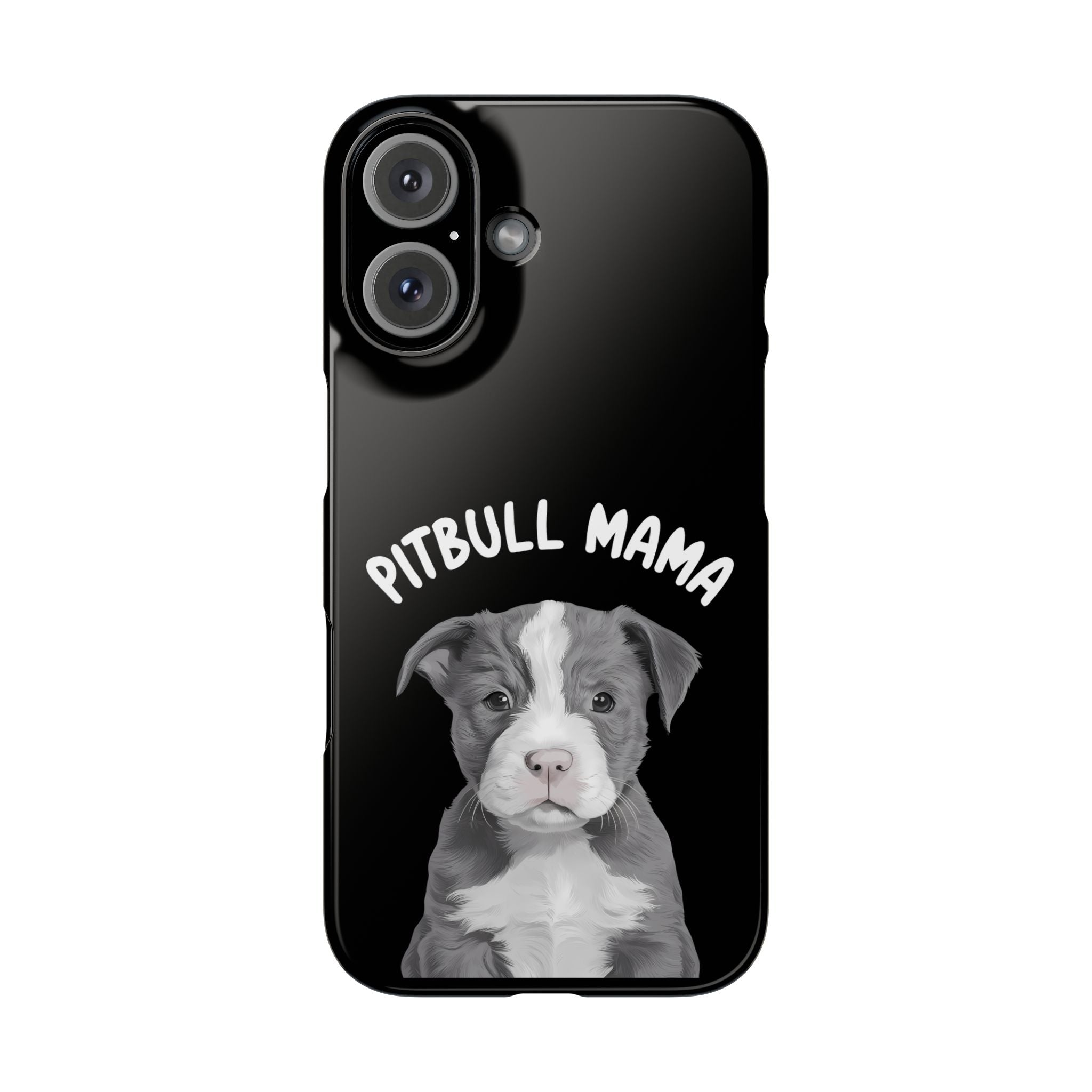Premium Pitbull Mama iPhone Case | Pitbull Gifts Slim Phone Cases Main image