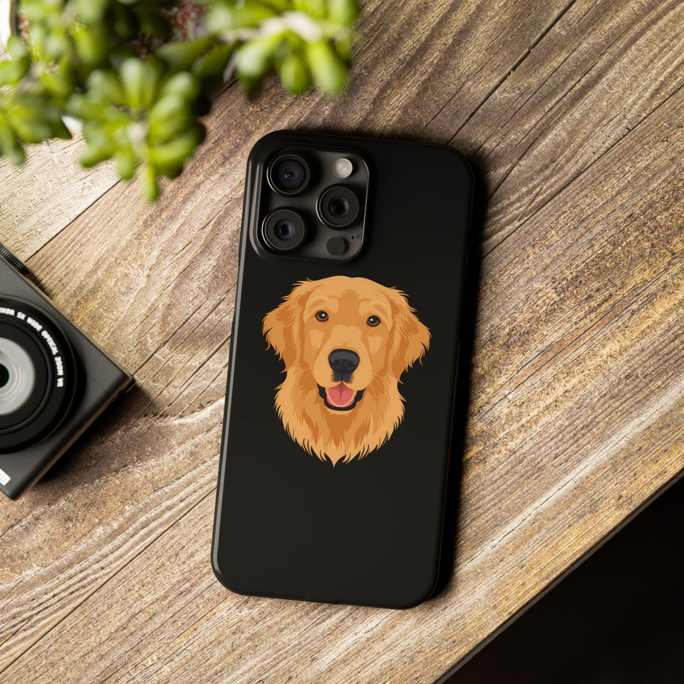 Premium Golden Retriever iPhone Case | Golden Retriever Gifts Slim Phone Cases
