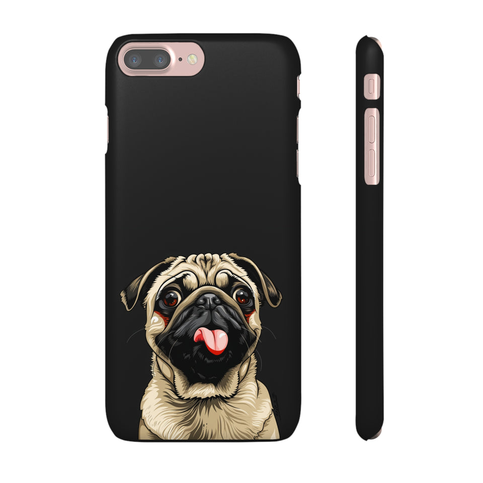 Pug Phone Case | I Love My Pug Phone Case | Pug iPhone & Samsung Galaxy Snap Cases