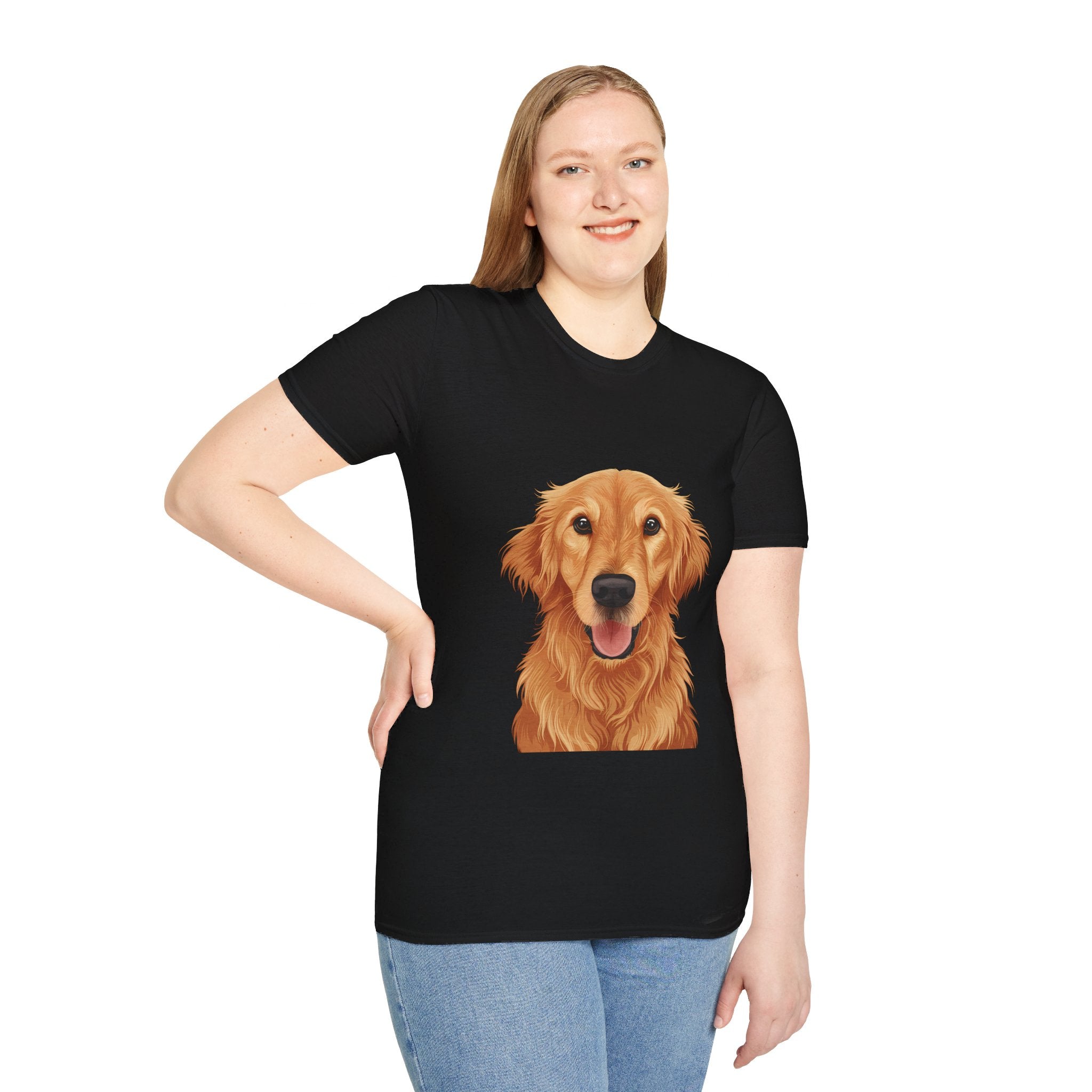 Cute Golden Retriever Shirt | Golden Retriever Gifts | Unisex Golden Retriever T Shirt 2