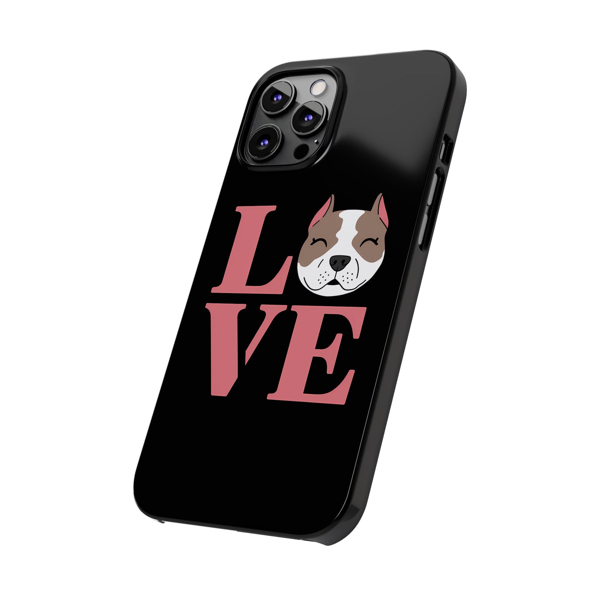 Premium Love Pitbulls iPhone Case | Pitbull Gifts Slim Phone Cases
