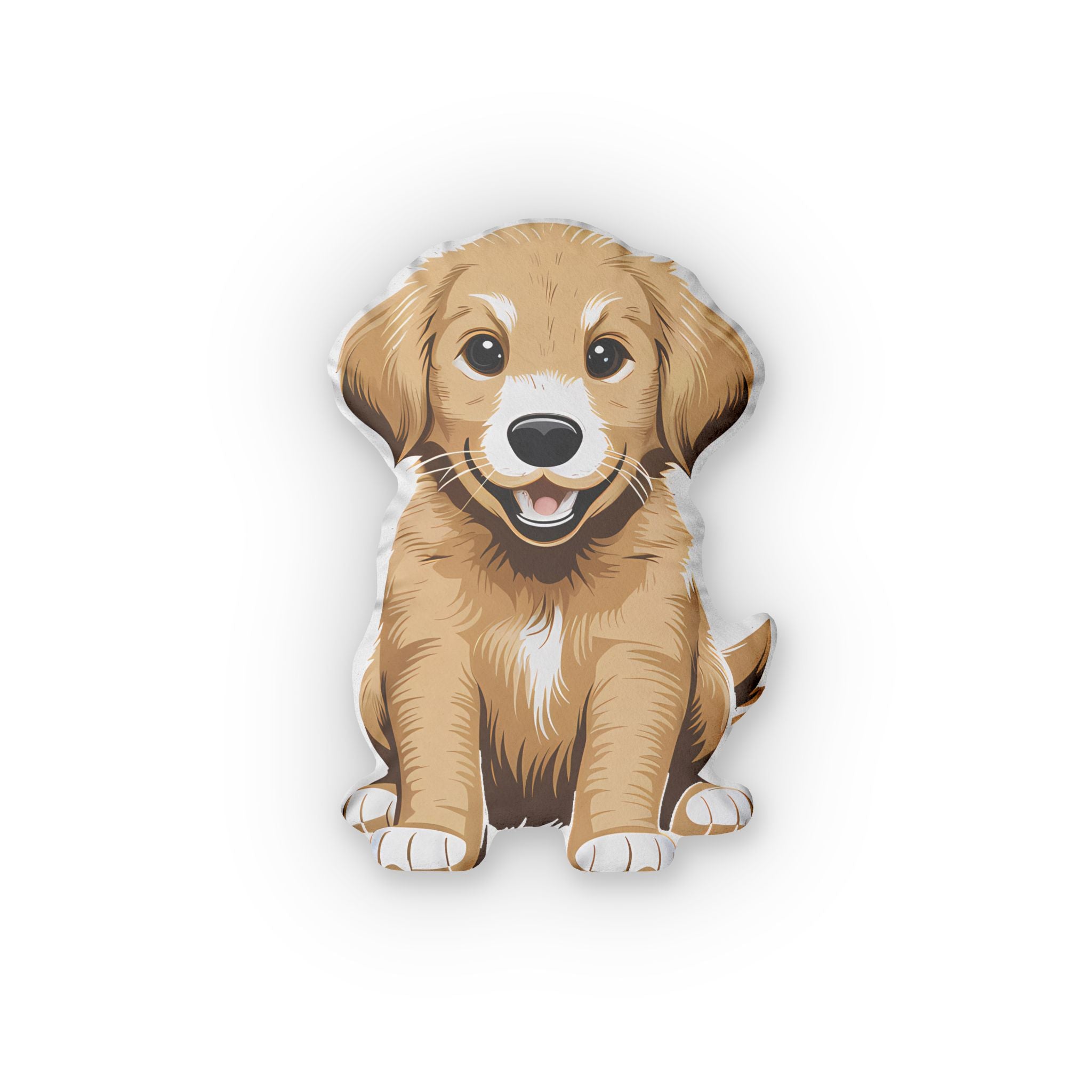 Golden Retriever Custom Shaped Pillow | Golden Retriever Gift Pillow