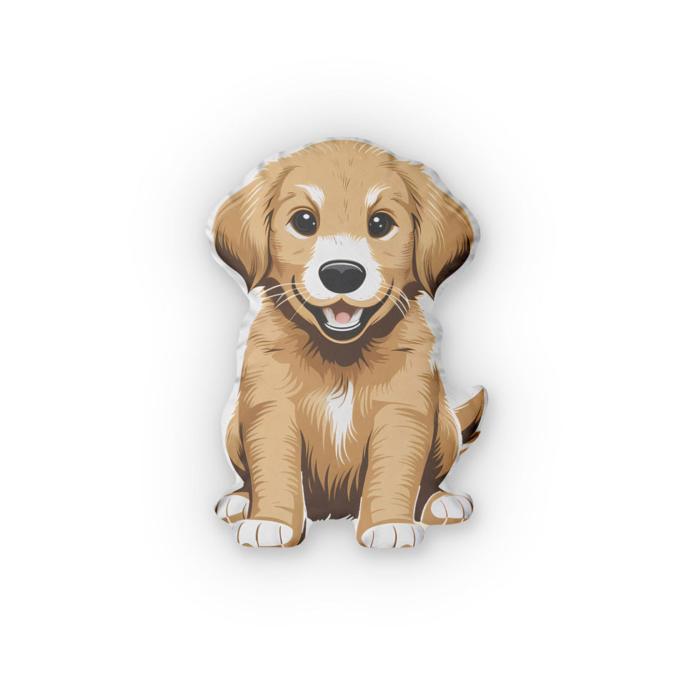 Golden Retriever Custom Shaped Pillow | Golden Retriever Gift Pillow