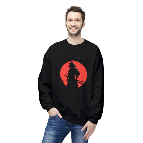 Samurai Red Moon Sweatshirt