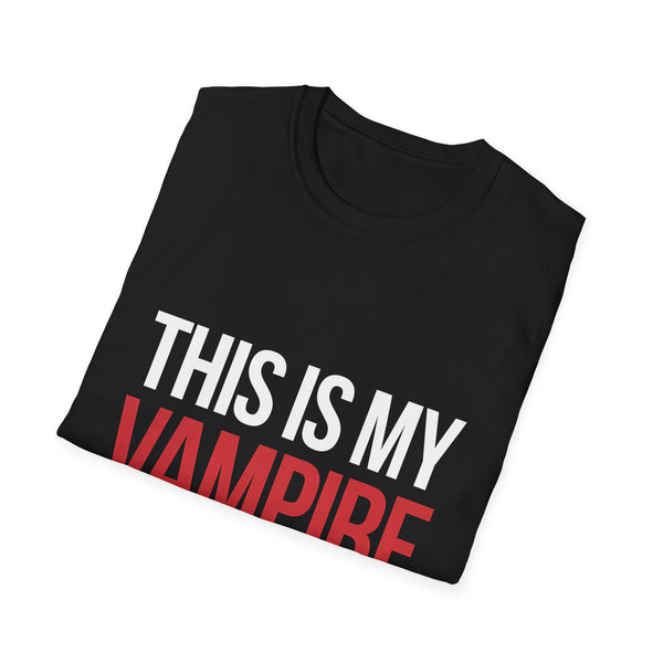 This Is My Vampire Costume T-Shirt | Spooky Vampire Halloween Costume Vampires Unisex T-Shirt