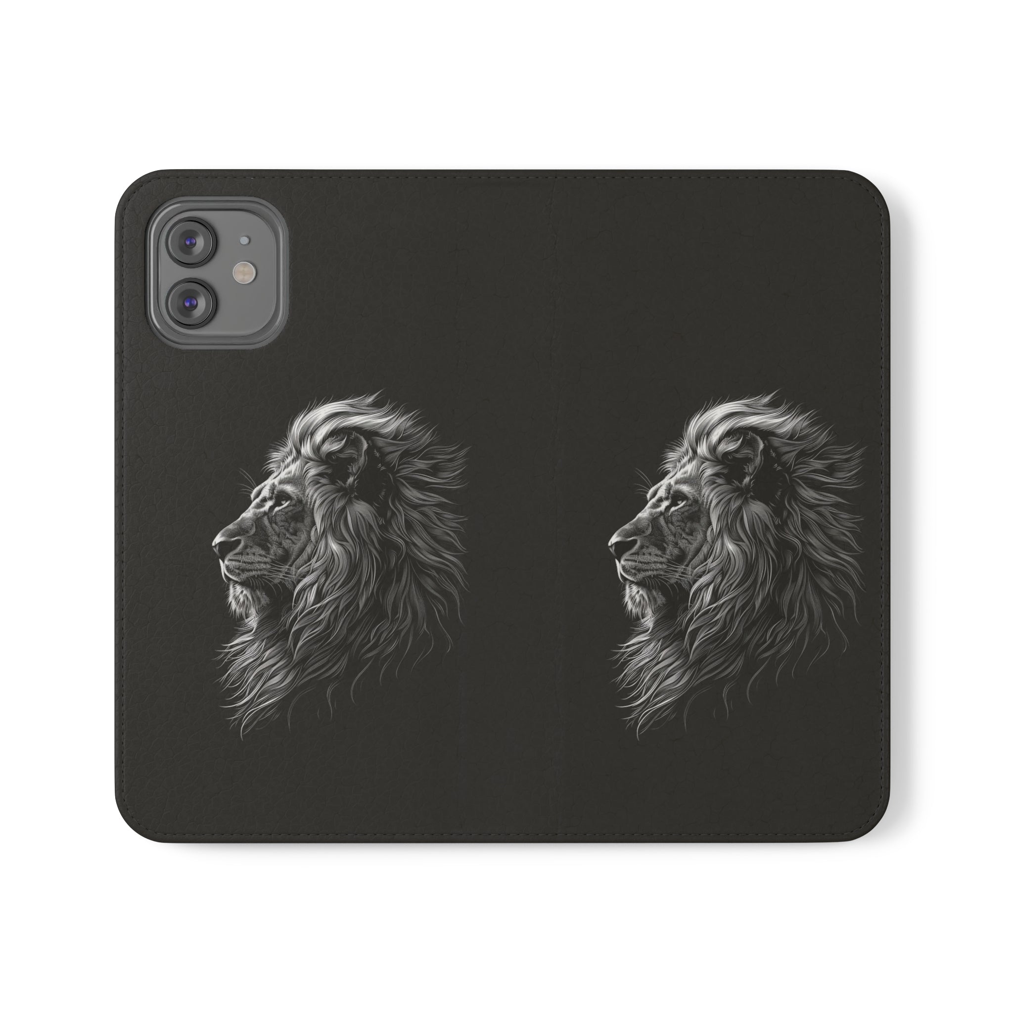 Lion Phone Case | Lion Wallet Phone Case Gifts | IPhone & Samsung Galaxy Lion Flip Cases
