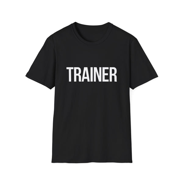 Trainer Unisex T-Shirt - Fitness Exercise Workout Apparel