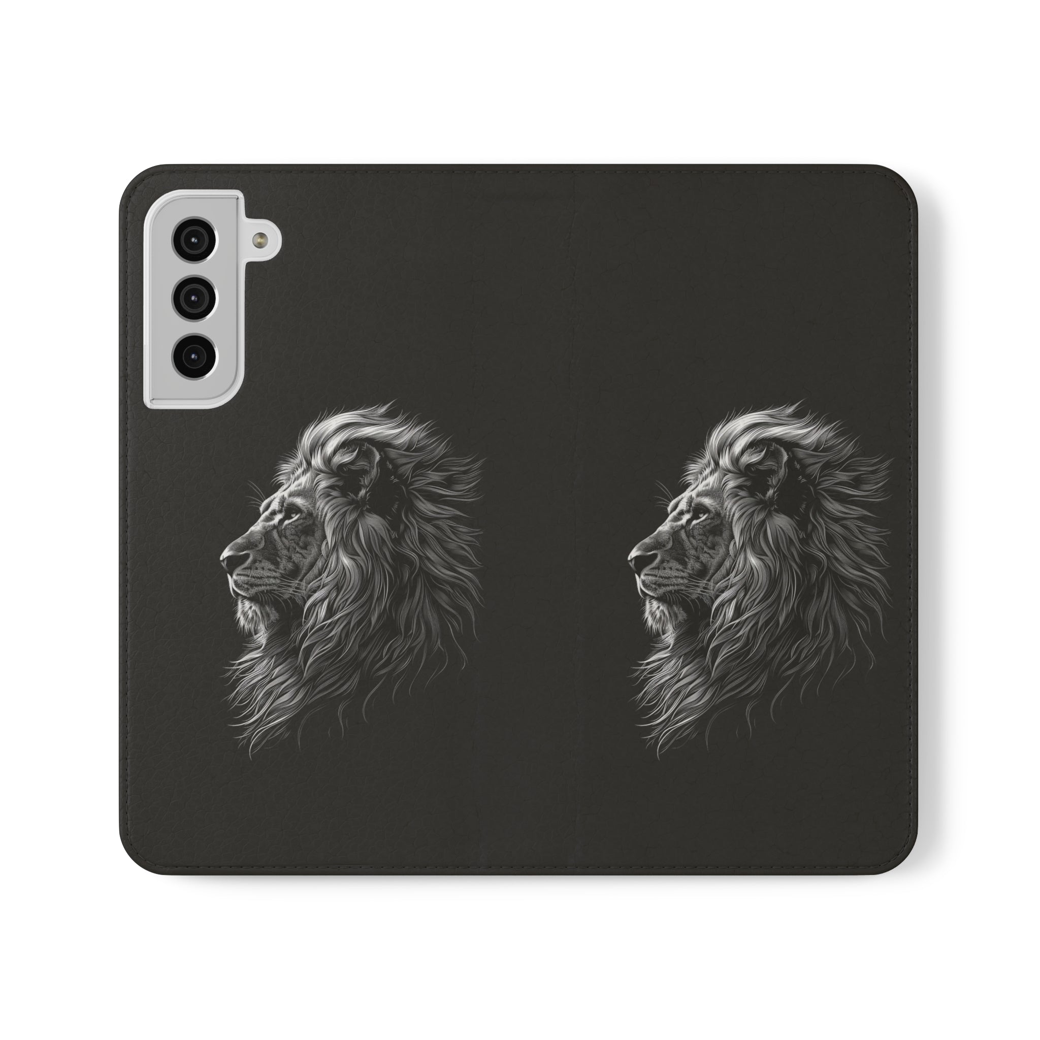 Lion Phone Case | Lion Wallet Phone Case Gifts | IPhone & Samsung Galaxy Lion Flip Cases