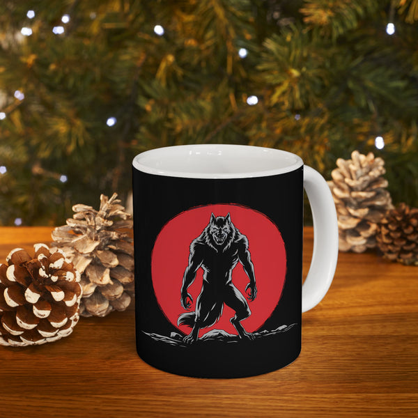 Werewolf Red Moon Mug