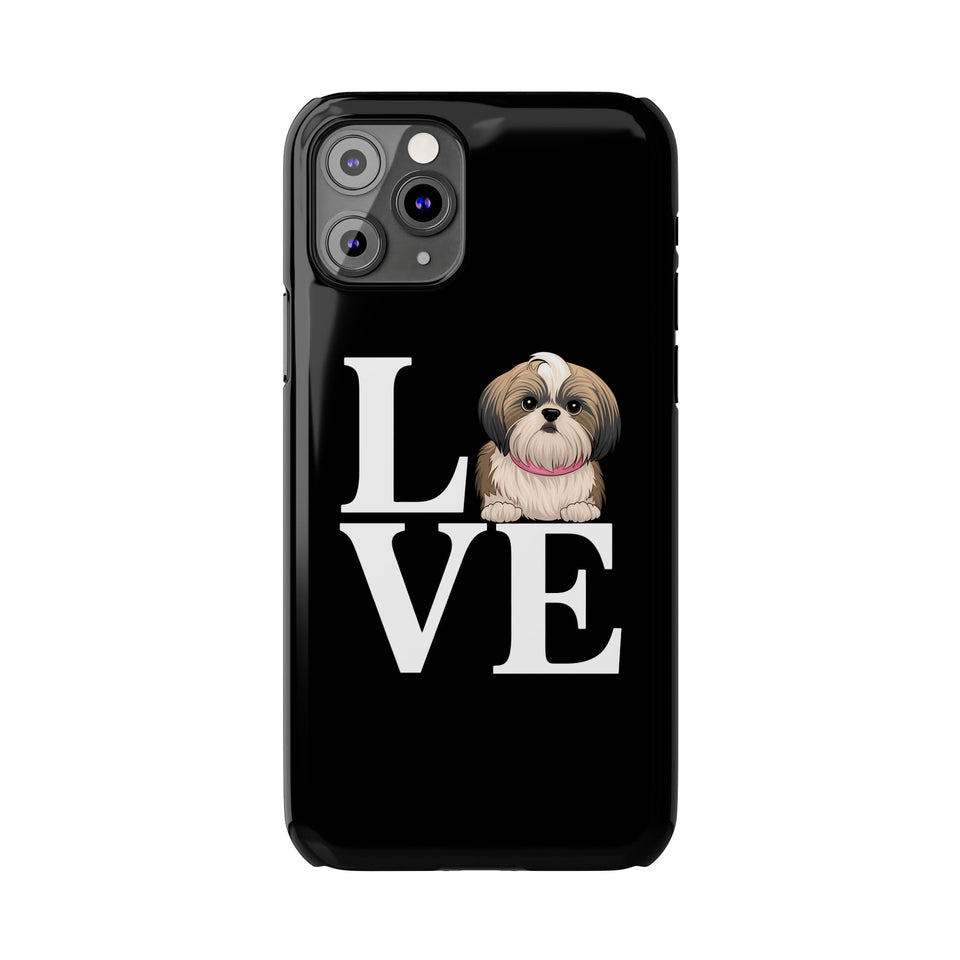 Premium Love Shih Tzu iPhone Case | Cute Shih Tzu Slim Phone Cases