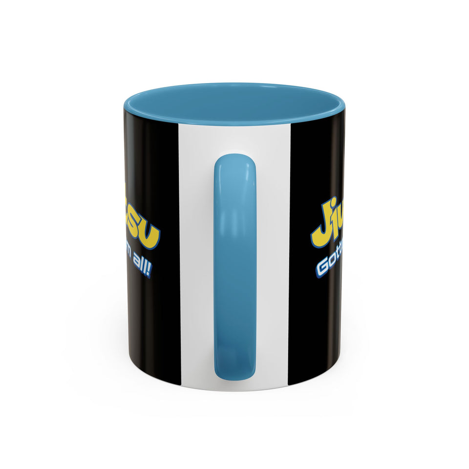 Brazilian Jiu Jitsu Gotta Tap Them All | BJJ Accent Coffee Mug
