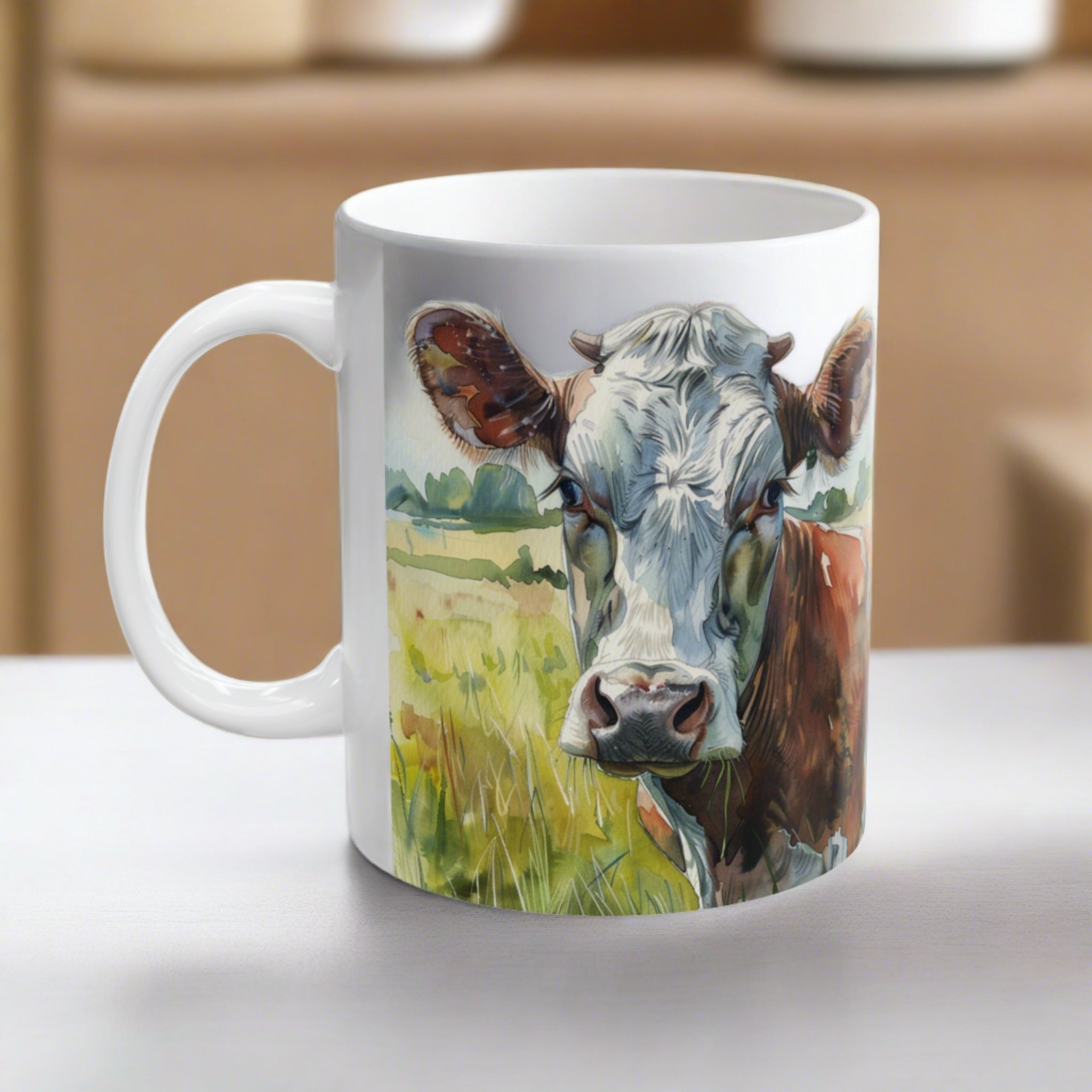 Cow Mug | Coffee Cow Mug | Cow Print Mug | Cow Presents | Highland Cow Mug 11oz Main image