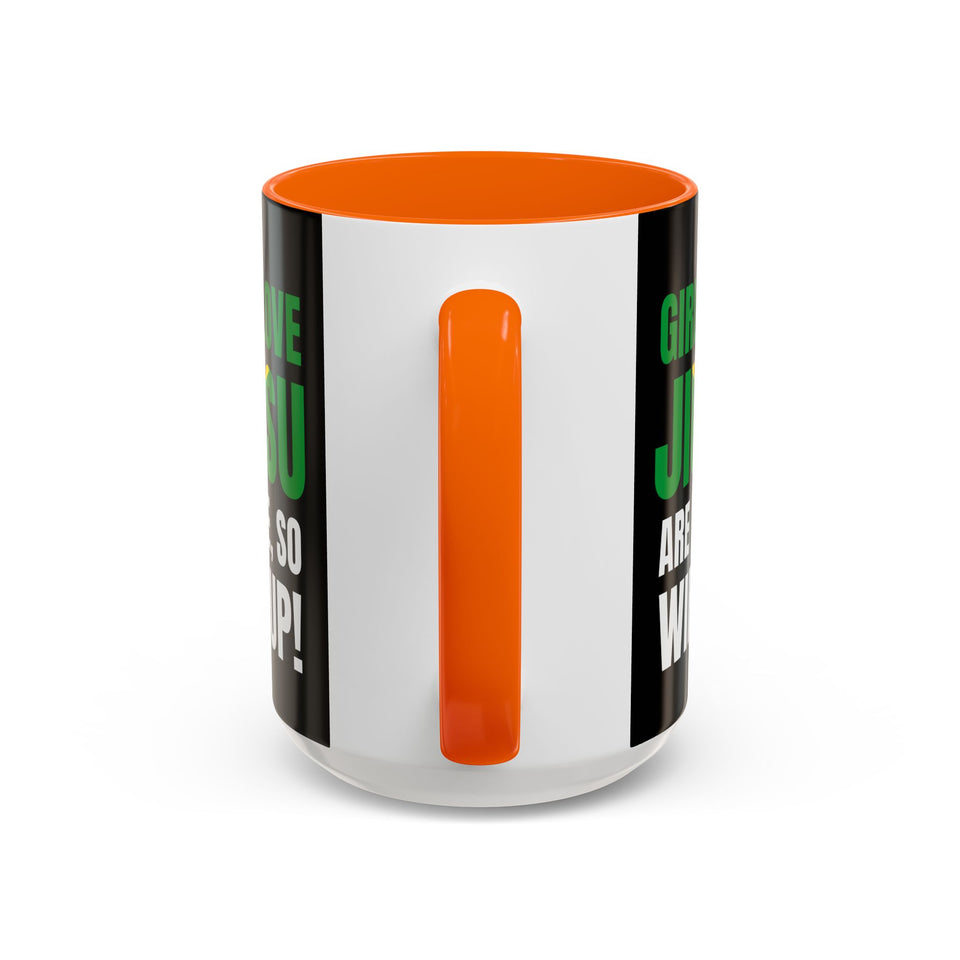 Brazilian Jiu Jitsu Girls Who Do Jiu-Jitsu | BJJ Accent Coffee Mug