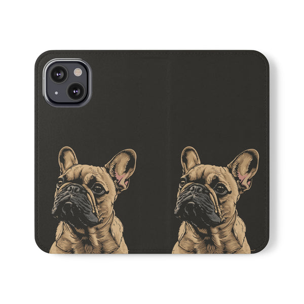 French Bulldog Phone Case | I Love My Frenchie Wallet Phone Case Gifts | IPhone & Samsung Galaxy French Bulldog Flip Cases