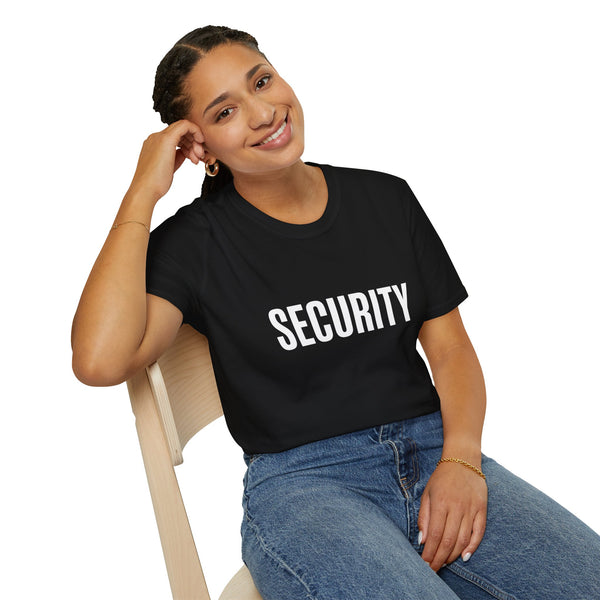 Security T-Shirt — Bold Minimalist Security Design