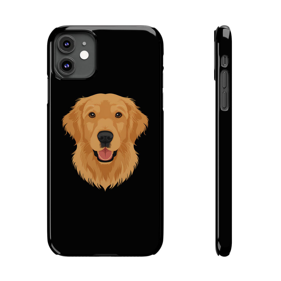 Premium Golden Retriever iPhone Case | Golden Retriever Gifts Slim Phone Cases