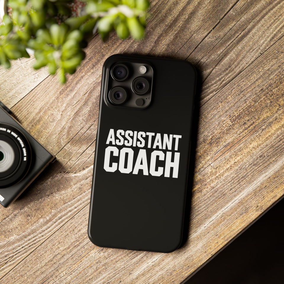 Premium Assistant Coach iPhone Case | Assistant Coach Gifts Slim Phone Cases