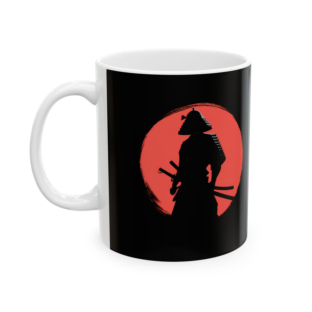 Samurai Red Moon Mug