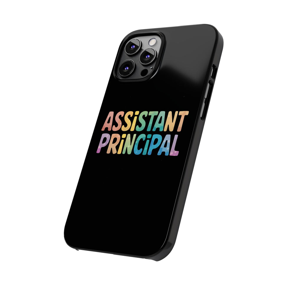 Premium Assistant Principal iPhone Case | Cute Assistant Principal Gifts Slim Phone Cases