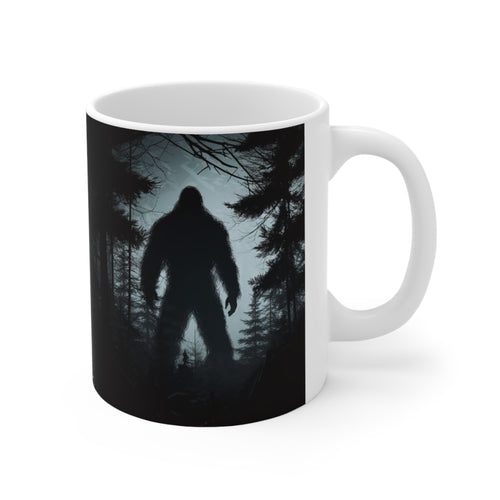 Bigfoot Mug | Bigfoot Gift | Sasquatch Abominable Snowman Ceramic Mug 11oz