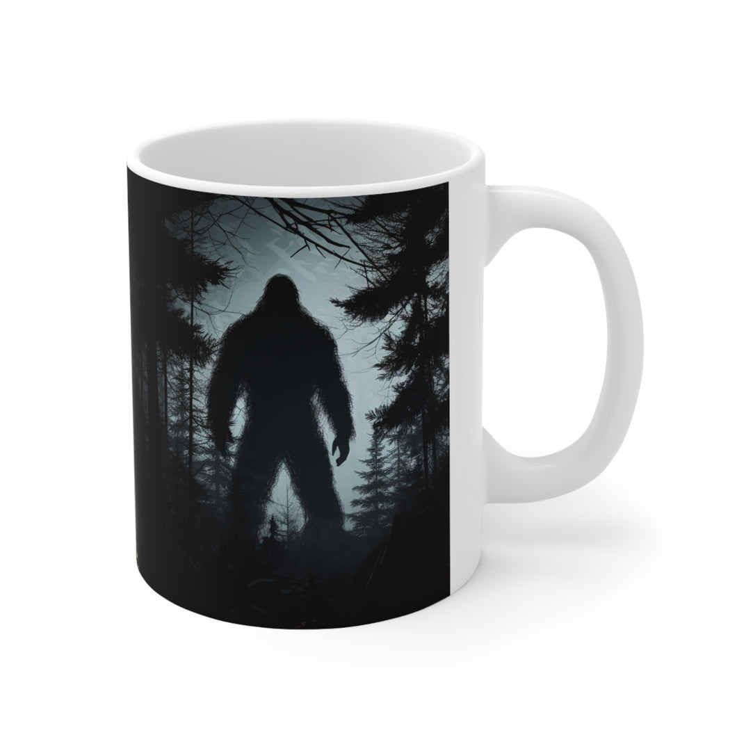 Bigfoot Mug | Bigfoot Gift | Sasquatch Abominable Snowman Ceramic Mug 11oz