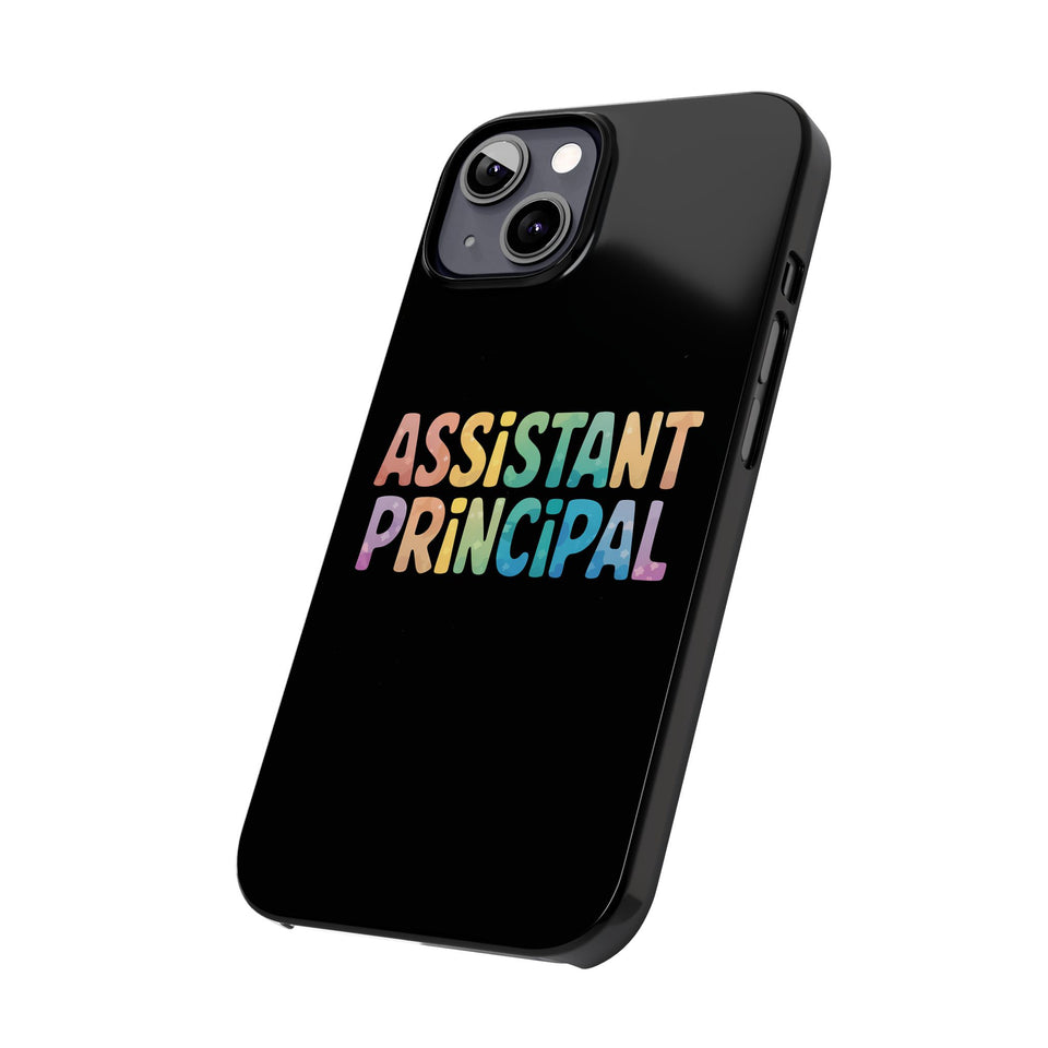 Premium Assistant Principal iPhone Case | Cute Assistant Principal Gifts Slim Phone Cases
