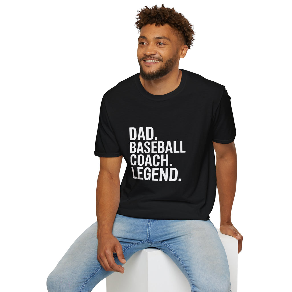 Dad Baseball Coach Legend Gift T-Shirt