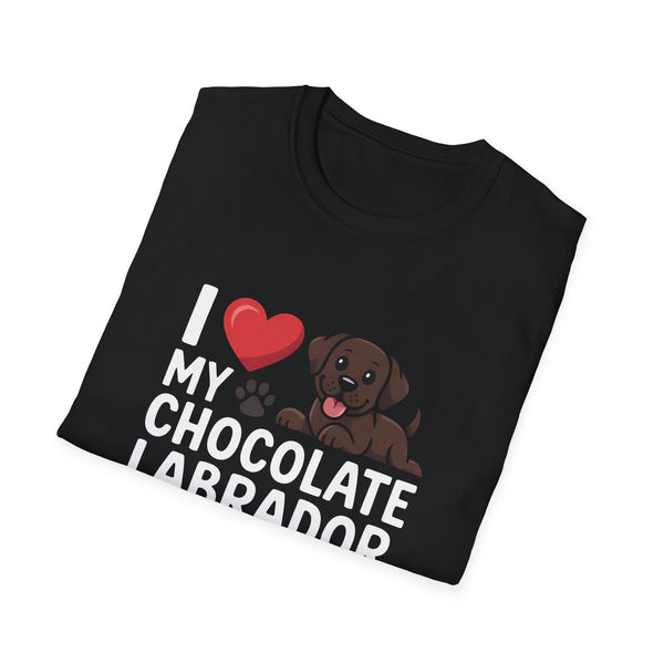 I Love My Chocolate Labrador T-Shirt - Chocolate Labrador 2 Shirt