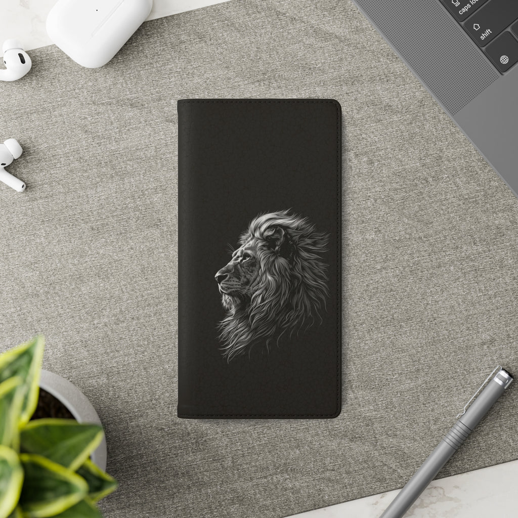 Lion Phone Case | Lion Wallet Phone Case Gifts | IPhone & Samsung Galaxy Lion Flip Cases